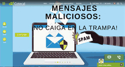 Desktop Screenshot of cotecal.com.ar