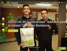 Tablet Screenshot of cotecal.com.ar